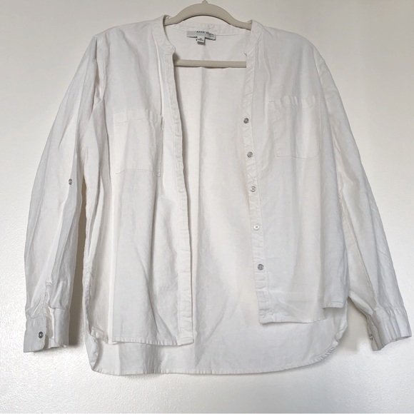 🍒3/$25 Anne Klein white button up - Picture 1 of 4